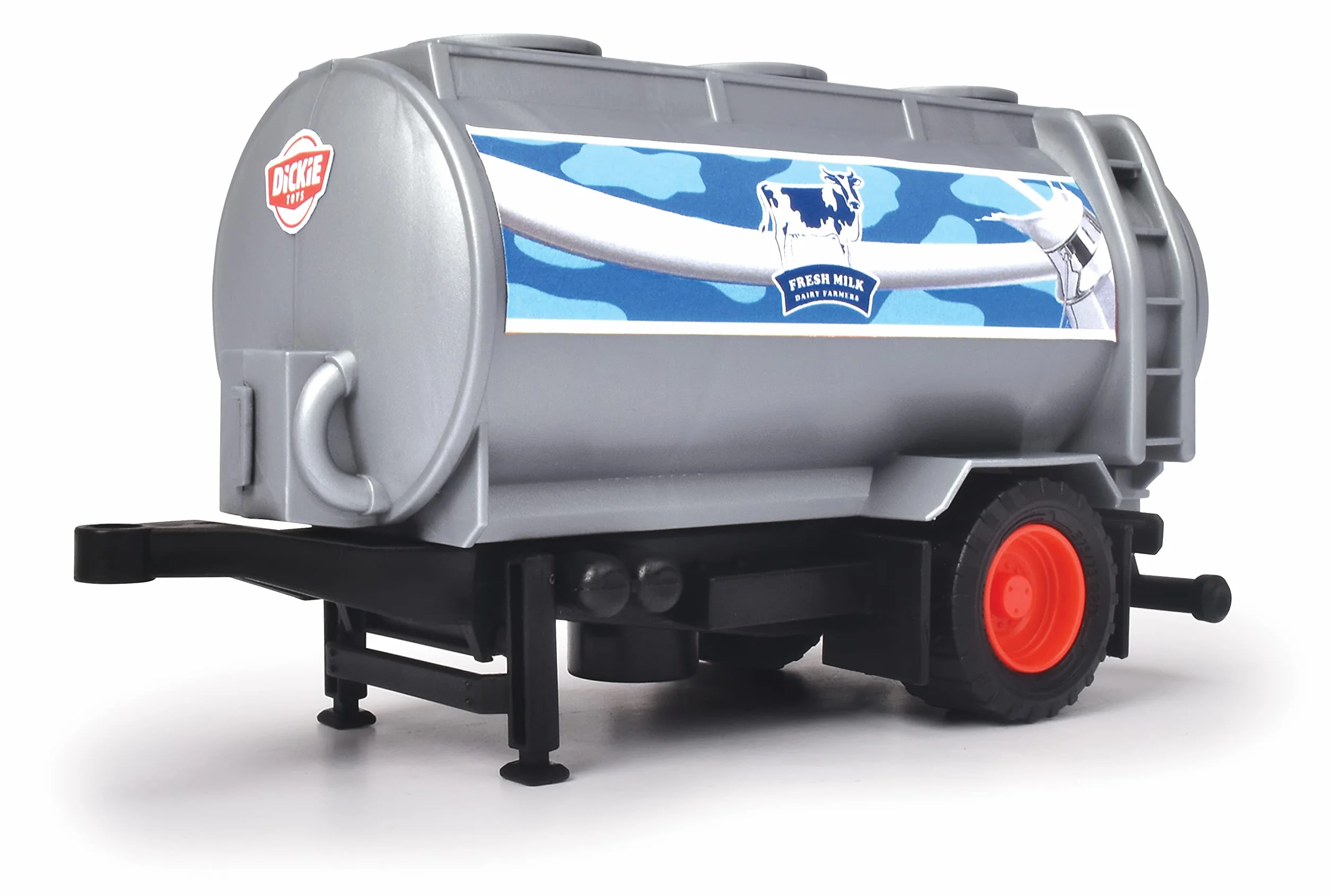 Dickie 203734000 FARM ciągnik z przyczepą na mleko, 26 cm