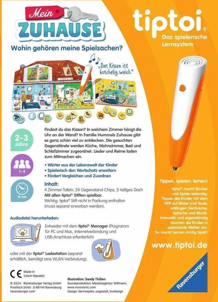 tiptoi® Mein Zuhause - ab 2 Jahre: Wohin gehören meine Spielsachen?