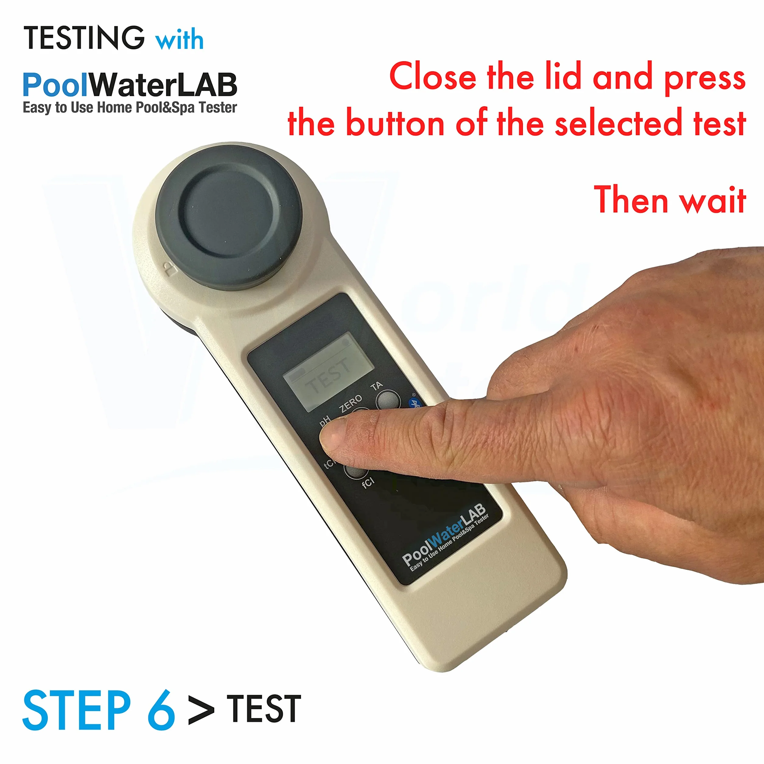 PoolLab 1.0 Special Edition 13 w 1 elektroniczny tester wody z 70 tabletkami testowymi