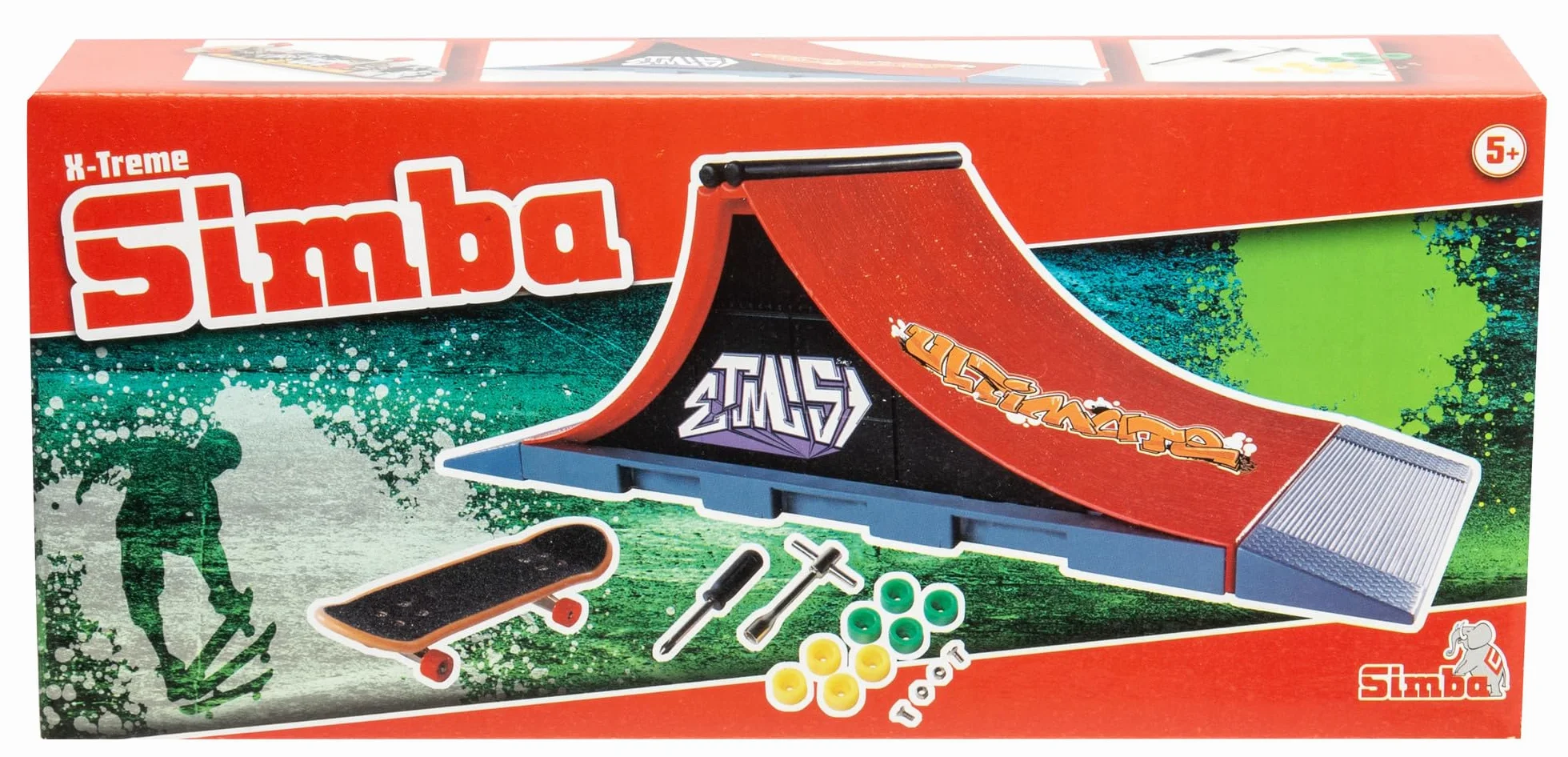 Simba 103304654 X-Treme Rampa na deskorolki finger