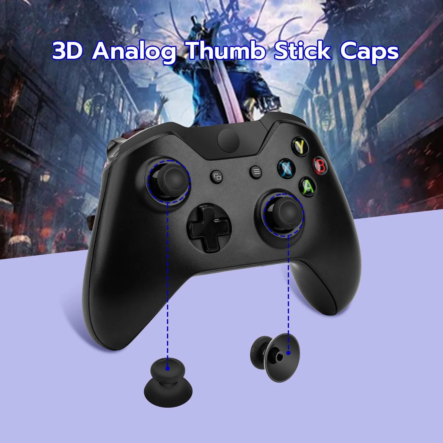 Mcbazel 5 w 1 TMR Joystick zamienne części naprawcze uchwyty na kciuki kompatybilne z kontrolerem X Box Series X/S/One/One X/One S